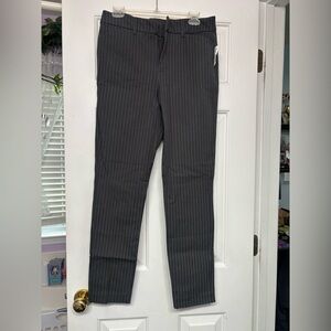 Old Navy dark gray Pinstripe Pixie Skinny Pants